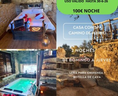 oferta casa con spa Camino de Hierro 2 noches